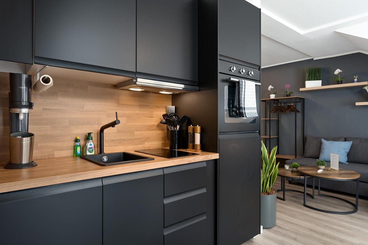 Federnest - Luxus-Studio - Kingsize Boxspringbett - Home-Office Mit Monitor Und Drucker - 11 Min Hbf Дуйсбург Екстер'єр фото